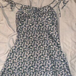 SHEIN Blue Floral Dress